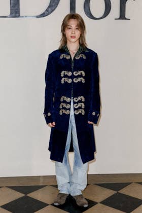 Jimin at the Dior Mens Spring Summer 2027 Ready-to-Wear show during Paris Fashion Week on June 24, 2026. Olivier Borde, Bestimage. Celebrities at the Dior Mens Spring Summer 2027 Ready-to-Wear show during Paris Fashion Week on June 24, 2026, Paris, France,detected_source_language  Copyright: xOLIVIERxBORDEx xBESTIMAGExOLIVIERxBORDEx xBESTIMAGEx