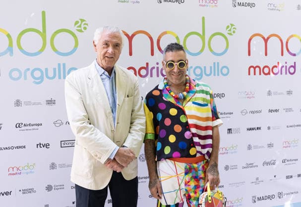 Presentation of the Official MADO 2026 Program Thyssen Director Evelio Acevedo and sculptor Okuda during the official presentation of the MADO 2026 program, at the Thyssen-Bornemisza National Museum on June 24, 2026, in Madrid, Spain. The full lineup of stages, free concerts, guest artists, and cultural activities that will mark this year’s LGBTIQ Pride festivities has been officially unveiled. JUNE 24, 2026 Jesús Hellí Madrid, Spain,detected_source_language  Copyright: xJesusxHellinx 7619198