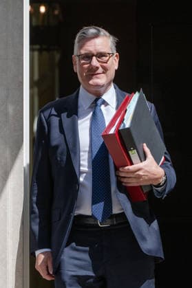 June 24, 2026, London, England, United Kingdom: UK Prime Minister KEIR STARMER departs 10 Downing Street in central London ahead of Prime Minister s Questions in the House of Commons. London United Kingdom - ZUMAk172 20260624_zip_k172_002 Copyright: xThomasxKrychx
