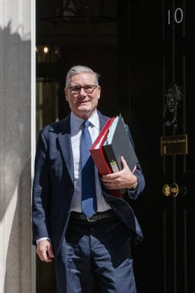 June 24, 2026, London, England, United Kingdom: UK Prime Minister KEIR STARMER departs 10 Downing Street in central London ahead of Prime Minister s Questions in the House of Commons. London United Kingdom - ZUMAk172 20260624_zip_k172_005 Copyright: xThomasxKrychx