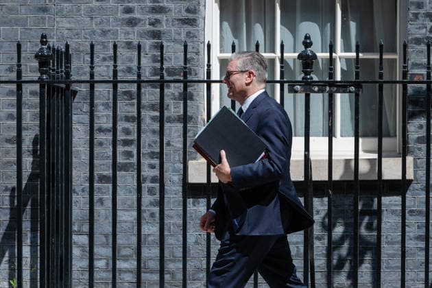 June 24, 2026, London, England, United Kingdom: UK Prime Minister KEIR STARMER departs 10 Downing Street in central London ahead of Prime Minister s Questions in the House of Commons. London United Kingdom  - ZUMAk172 20260624_zip_k172_014 Copyright: xThomasxKrychx