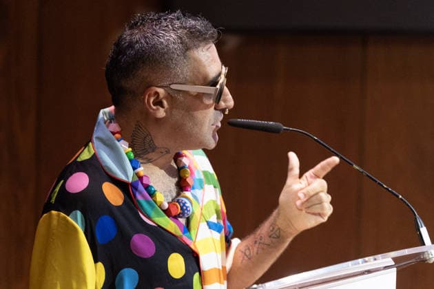 Presentation of the Official MADO 2026 Program Sculptor Okuda during the official presentation of the MADO 2026 program at the Thyssen-Bornemisza National Museum on June 24, 2026, in Madrid, Spain. The full lineup of stages, free concerts, guest artists, and cultural activities that will mark this year’s LGBTIQ Pride festivities has been officially unveiled. JUNE 24, 2026 Jesús Hellí Madrid, Madrid, Spain,detected_source_language  Copyright: xJesusxHellinx 7619272