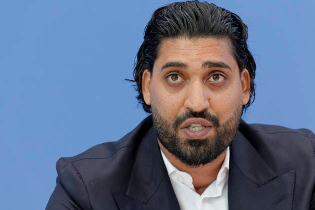 Lagebild antimuslimischer Rassismus 2026-06-24 Deutschland, Berlin SBundespressekonferenz: Vorstellung des zivilgesellschaftlichen Lagebildes antimuslimischer Rassismus und Fallzahlen 2025. Im Bild: Said Etris Hashemi, Autor, Vertreter der Initiative 19. Februar Hanau und Bundesvorsitzender des Verbandes binationaler Familien und Partnerschaften (iaf e.V.) *** Overview of Anti-Muslim Racism, June 24, 2026, Germany, Berlin