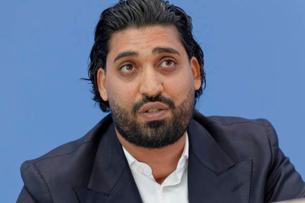 Lagebild antimuslimischer Rassismus 2026-06-24 Deutschland, Berlin SBundespressekonferenz: Vorstellung des zivilgesellschaftlichen Lagebildes antimuslimischer Rassismus und Fallzahlen 2025. Im Bild: Said Etris Hashemi, Autor, Vertreter der Initiative 19. Februar Hanau und Bundesvorsitzender des Verbandes binationaler Familien und Partnerschaften (iaf e.V.) *** Overview of Anti-Muslim Racism, June 24, 2026, Germany, Berlin