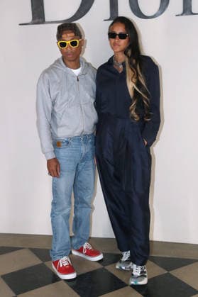 Pharrell Williams and Helen Lasichanh at the Dior Homme Spring Summer 2027 Fashion Show Photocall as part of Paris Fashion Week, France, June 24, 2026 Bertrand Rindoff Bestimage Dior Menswear Spring Summer 2027 show as part of Paris Fashion Week on June 24, 2026 in Paris, France,detected_source_language  Copyright: xBERTRANDxRINDOFFxPETROFFx xBESTIMAGExBERTRANDxRINDOFFxPETROFFx xBESTIMAGEx