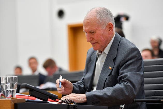Es findet die Plenarsitzung im Saarländischen Landtag in Saarbrücken am Mittwoch (24.06.2026) statt. Im Bild: Josef Dörr, MdL (AfD). *** The plenary session of the Saarland State Parliament will take place in Saarbrücken on Wednesday, June 24, 2026. Pictured bub
