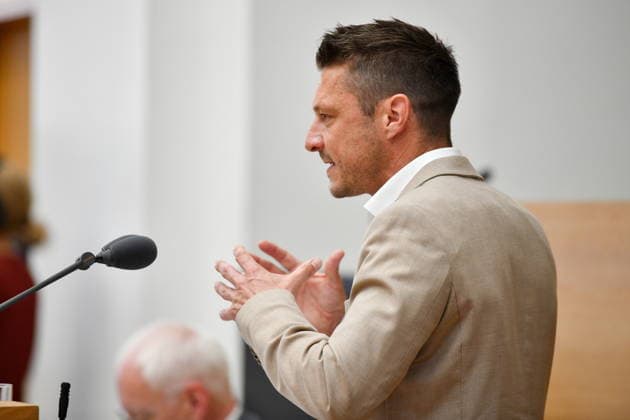 Es findet die Plenarsitzung im Saarländischen Landtag in Saarbrücken am Mittwoch (24.06.2026) statt. Im Bild: Raphael Schäfer, MdL (CDU) *** The plenary session of the Saarland State Parliament will take place in Saarbrücken on Wednesday, June 24, 2026. Pictured bub