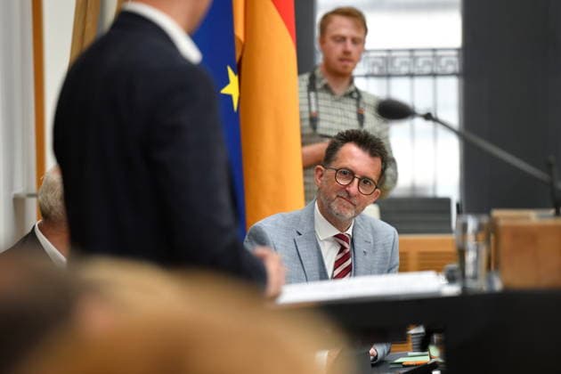 Es findet die Plenarsitzung im Saarländischen Landtag in Saarbrücken am Mittwoch (24.06.2026) statt. Im Bild: Innenminister Reinhold Jost. *** The plenary session of the Saarland State Parliament will take place in Saarbrücken on Wednesday, June 24, 2026. Pictured bub