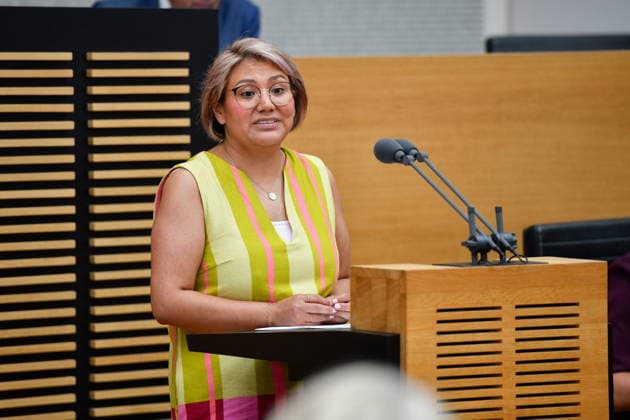 Es findet die Plenarsitzung im Saarländischen Landtag in Saarbrücken am Mittwoch (24.06.2026) statt. Im Bild: Flora-Elisa Schröder, MdL (SPD). *** The plenary session of the Saarland State Parliament will take place in Saarbrücken on Wednesday, June 24, 2026. Pictured bub