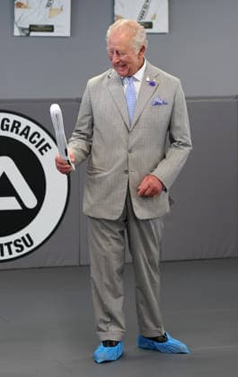 The King Hears How The Charity Reorg Uses Jiu Jitsu To Support Those Facing Physical, Mental And Social Challenges LONDON, ENGLAND - JUNE 24: King Charles III smiles as after hereceives a white belt during a visit to charity REORG at the Roger Gracie Brazilian Jiu Jitsu Academy on June 24, 2026 in London, England. REORG supports military personnel, veterans and emergency service workers through Brazilian Jiu Jitsu training in safe and supportive environments., Credit:Chris Jackson PA ROTA - B68 Avalon United Kingdom, England, London  Copyright: xChrisxJacksonx xPAxROTAx-xB68x xAvalonx 1112203188