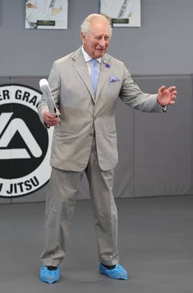 The King Hears How The Charity Reorg Uses Jiu Jitsu To Support Those Facing Physical, Mental And Social Challenges LONDON, ENGLAND - JUNE 24: King Charles III smiles after receiving a white belt during a visit to charity REORG at the Roger Gracie Brazilian Jiu Jitsu Academy on June 24, 2026 in London, England. REORG supports military personnel, veterans and emergency service workers through Brazilian Jiu Jitsu training in safe and supportive environments., Credit:Chris Jackson PA ROTA - B68 Avalon United Kingdom, England, London  Copyright: xChrisxJacksonx xPAxROTAx-xB68x xAvalonx 1112203223