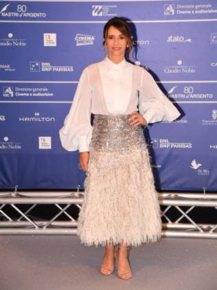 IPA86016830 - Rome, 2026 Nastri d Argento Awards. Red Carpet. Pictured: Teresa Saponagelo  Copyright: xVincenzoxLandix xLandi Provvisionatox 86016830