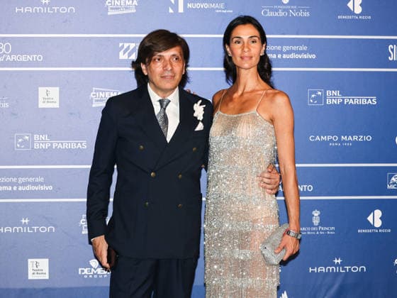 IPA86017895 - Rome, 2026 Nastri d Argento Awards. Red Carpet - Pictured: Gloria Bellicchi and Anton Giulio Grande  Copyright: xMarcoxProvvisionatox xLandi provvisionatox 86017895
