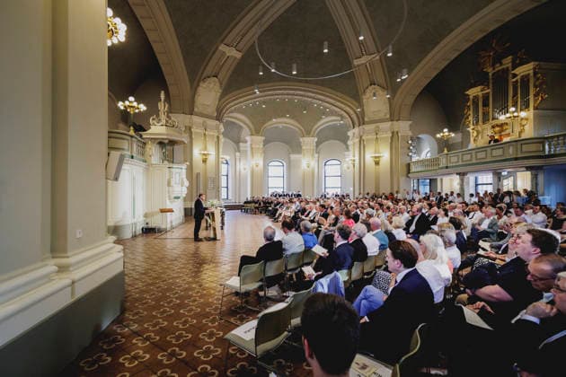Johann Wadephul (CDU), Bundesaussenminister, aufgenommen im Rahmen des Festaktes zum Johannisfest der EKD (Evangelische Kirche Deutschland) in der Franzoesischen Friedrichstadtkirche in Berlin, 24.06.2026. Fotografiert im Auftrag des Auswaertigen Amtes. Berlin Deutschland *** Johann Wadephul (CDU), Federal Minister of Foreign Affairs, photographed during the ceremony marking the St. John’s Festival of the EKD (Evangelical Church in Germany) at the French Friedrichstadt Church in Berlin, June 24, 2026. Photographed on behalf of the Federal Foreign Office, Berlin, Germany Copyright: xFlorianxGaertner AAx