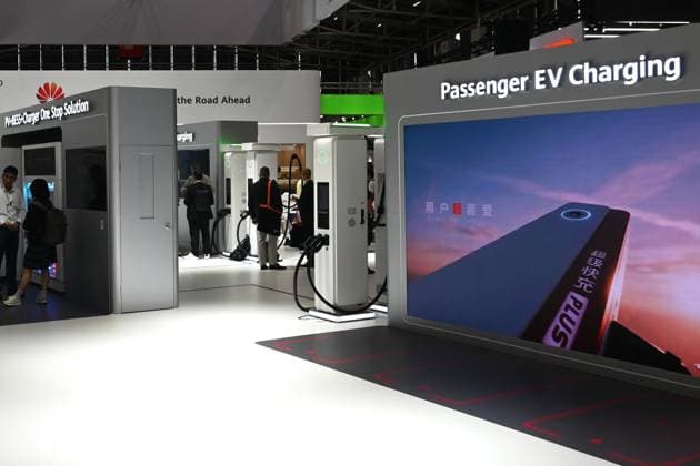 Die Intersolar Europe findet bis Donnerstag, den 25. Juni 2026 auf der Messe München statt. Sie ist die weltweit führende Fachmesse für die Solarwirtschaft und der grösste Teil von The smarter E Europe, Europas grösster Messeallianz für die Energiewirtschaft. Foto: Messestand Huawei Digital Power *** Intersolar Europe will take place at Messe München through Thursday, June 25, 2026. It is the world’s leading trade fair for the solar industry and the largest component of The smarter E Europe, Europe’s largest trade fair alliance for the energy sector. Photo: Huawei Digital Power booth