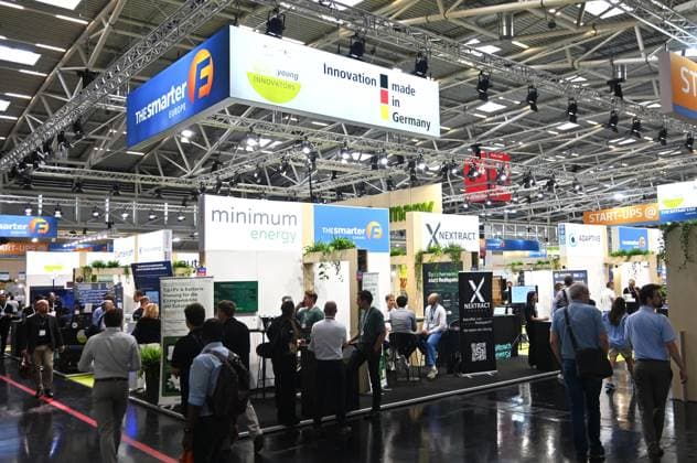 Die Intersolar Europe findet bis Donnerstag, den 25. Juni 2026 auf der Messe München statt. Sie ist die weltweit führende Fachmesse für die Solarwirtschaft und der grösste Teil von The smarter E Europe, Europas grösster Messeallianz für die Energiewirtschaft. Foto: Messestand - Innovation, Made in Germany *** Intersolar Europe will take place at the Munich Trade Fair Center through Thursday, June 25, 2026. It is the world’s leading trade fair for the solar industry and the largest component of The smarter E Europe, Europe’s largest trade fair alliance for the energy sector. Photo: Innovation booth, Made in Germany