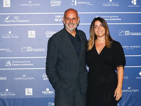 IPA86018855 - Rome, 2026 Nastri d Argento Awards. Red Carpet - Pictured: Riccardo Milani, Chiara Milani  Copyright: xMarcoxProvvisionatox xLandi provvisionatox 86018855