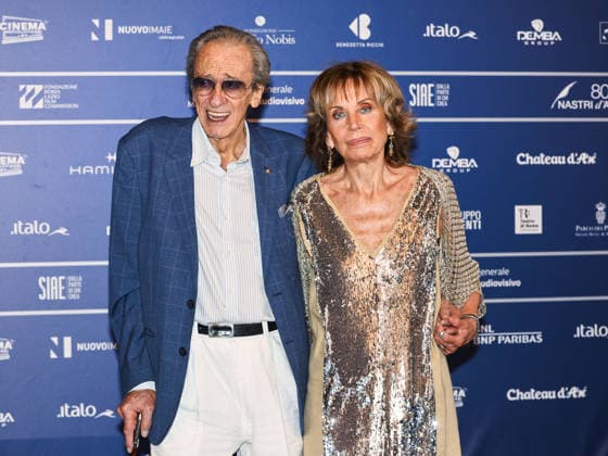 IPA86019225 - Rome, 2026 Nastri d Argento Awards. Red Carpet - Pictured: Mariano Rigillo, Anna Teresa Rossini  Copyright: xMarcoxProvvisionatox xLandi provvisionatox 86019225