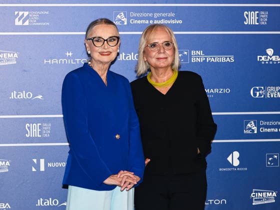 IPA86019659 - Rome, 2026 Nastri d Argento Awards. Red Carpet - Pictured: BARBARA BOUCHET, Emanuela Piovano  Copyright: xMarcoxProvvisionatox xLandi provvisionatox 86019659