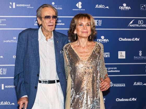 IPA86019256 - Rome, 2026 Nastri d Argento Awards. Red Carpet - Pictured: Mariano Rigillo, Anna Teresa Rossini  Copyright: xMarcoxProvvisionatox xLandi provvisionatox 86019256
