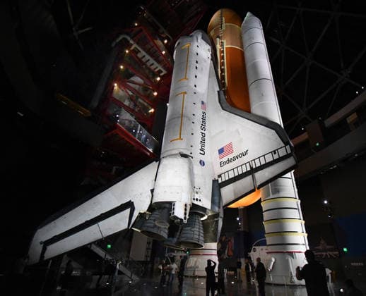 The California Science Center host a preview of Space Shuttle Endeavour s new Ã¢â‚¬oeeady-to-launch display in the Samuel Oschin Shuttle Gallery Wednesday, Los Angeles CA USA. June 24, 2026. A announce plans for the future Samuel Oschin Air and Space Center are shooting for an opening date of Nov 13th this year..( ZUMAPRESS} Los Angeles USA - ZUMAbl1_ 20260624_zaf_bl1_009 Copyright: xGenexBlevinsx