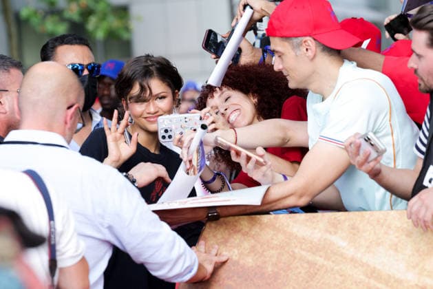Zendaya attends the Spider-Man: Brand New Day photocall at UGC Cine Cité Bercy on June 24, 2026, in Paris, France 457612 2026 06 24  Copyright: xLionelxGuericolasx xStarfacex STAR_457612_118