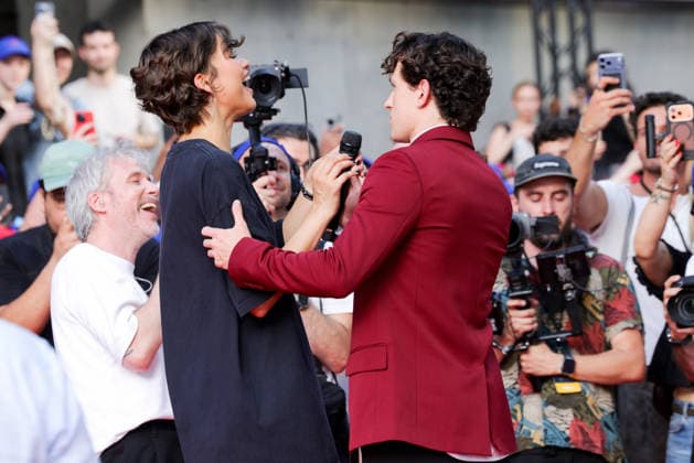 Tom Holland and Zendaya attend the Spider-Man: Brand New Day photocall at UGC Cine Cité Bercy on June 24, 2026, in Paris, France 457612 2026 06 24  Copyright: xLionelxGuericolasx xStarfacex STAR_457612_136