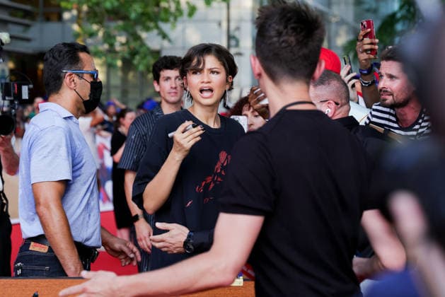 Zendaya attends the Spider-Man: Brand New Day photocall at UGC Cine Cité Bercy on June 24, 2026, in Paris, France 457612 2026 06 24  Copyright: xLionelxGuericolasx xStarfacex STAR_457612_030