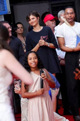 Zendaya attends the Spider-Man: Brand New Day photocall at UGC Cine Cité Bercy on June 24, 2026, in Paris, France 457612 2026 06 24  Copyright: xLionelxGuericolasx xStarfacex STAR_457612_067