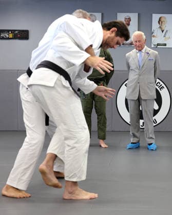 King Charles visits REORG King Charles visits REORG to hear about their work supporting military personnel, veterans and emergency service workers through Brazilian Jiu Jitsu training, in London, UK, on the 24th June 2026. Picture by Chris Jackson WPA-Pool London REORG London United Kingdom  WHA-0830