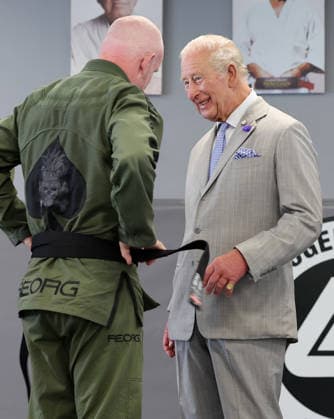 King Charles visits REORG King Charles visits REORG to hear about their work supporting military personnel, veterans and emergency service workers through Brazilian Jiu Jitsu training, in London, UK, on the 24th June 2026. Picture by Chris Jackson WPA-Pool London REORG London United Kingdom  WHA-0830