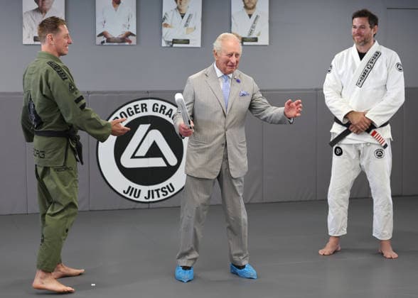 King Charles visits REORG King Charles visits REORG to hear about their work supporting military personnel, veterans and emergency service workers through Brazilian Jiu Jitsu training, in London, UK, on the 24th June 2026. Picture by Chris Jackson WPA-Pool London REORG London United Kingdom  WHA-0830