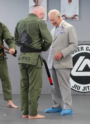 King Charles visits REORG King Charles visits REORG to hear about their work supporting military personnel, veterans and emergency service workers through Brazilian Jiu Jitsu training, in London, UK, on the 24th June 2026. Picture by Chris Jackson WPA-Pool London REORG London United Kingdom  WHA-0830