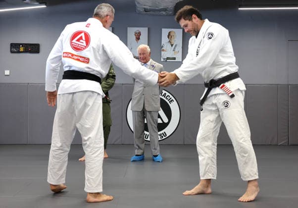 King Charles visits REORG King Charles visits REORG to hear about their work supporting military personnel, veterans and emergency service workers through Brazilian Jiu Jitsu training, in London, UK, on the 24th June 2026. Picture by Chris Jackson WPA-Pool London REORG London United Kingdom  WHA-0830