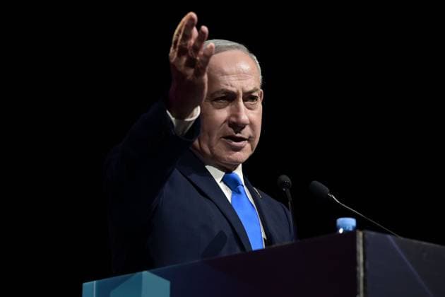 Netanyahu Addresses Annual Local Government Conference TEL AVIV, ISRAEL JUNE 24, 2026: Israeli Prime Minister Benjamin Netanyahu delivers a keynote address during the annual Local Government Conference in Tel Aviv. The event was attended by senior Israeli government ministers, local authority leaders, and public officials to discuss national and municipal issues. Tel-Aviv Israel Copyright: x xTomerxNeubergx xJNAxPressx