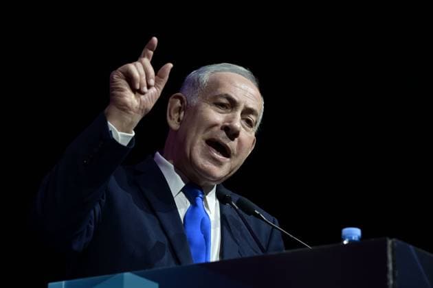 Netanyahu Addresses Annual Local Government Conference TEL AVIV, ISRAEL JUNE 24, 2026: Israeli Prime Minister Benjamin Netanyahu delivers a keynote address during the annual Local Government Conference in Tel Aviv. The event was attended by senior Israeli government ministers, local authority leaders, and public officials to discuss national and municipal issues. Tel-Aviv Israel Copyright: x xTomerxNeubergx xJNAxPressx