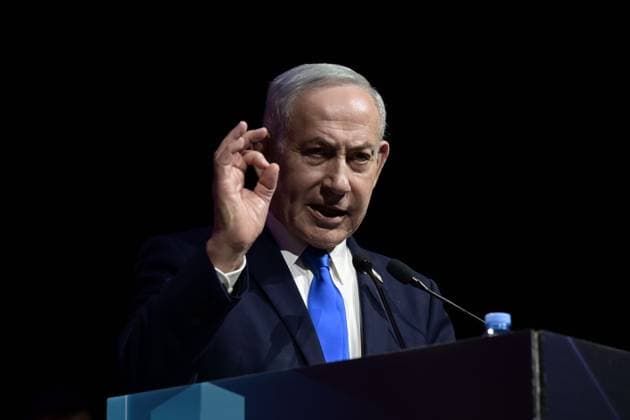 Netanyahu Addresses Annual Local Government Conference TEL AVIV, ISRAEL JUNE 24, 2026: Israeli Prime Minister Benjamin Netanyahu delivers a keynote address during the annual Local Government Conference in Tel Aviv. The event was attended by senior Israeli government ministers, local authority leaders, and public officials to discuss national and municipal issues. Tel-Aviv Israel Copyright: x xTomerxNeubergx xJNAxPressx