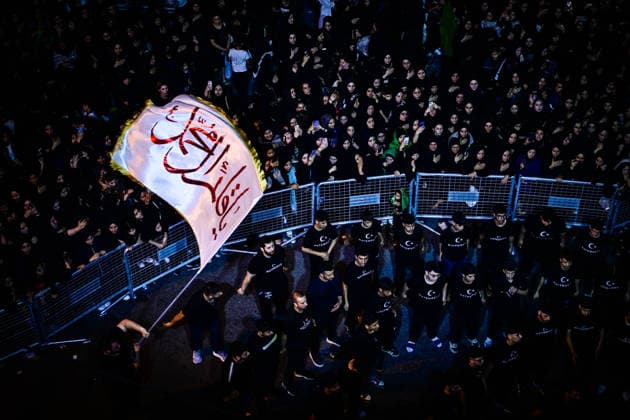 Tasua commemorations in Istanbul?????? ISTANBUL, TURKIYE - JUNE 24: People attend the mourning ceremony to commemorate Tasua, the ninth day of the month of Muharram, marking the martyrdom of Imam Hussein in the battle of Karbala, on June 24, 2026 in Istanbul, Turkiye. Cem Tekkesinoglu Anadolu Istanbul Turkey. Editorial use only. Please get in touch for any other usage.  Copyright: x2026xAnadoluxCemxTekkesinoglux