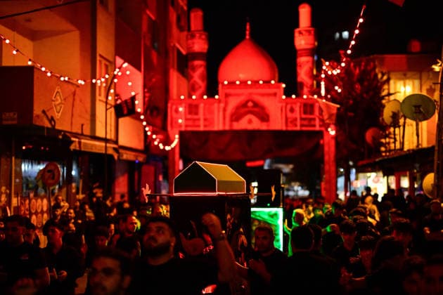 Tasua commemorations in Istanbul?????? ISTANBUL, TURKIYE - JUNE 24: People attend the mourning ceremony to commemorate Tasua, the ninth day of the month of Muharram, marking the martyrdom of Imam Hussein in the battle of Karbala, on June 24, 2026 in Istanbul, Turkiye. Cem Tekkesinoglu Anadolu Istanbul Turkey. Editorial use only. Please get in touch for any other usage.  Copyright: x2026xAnadoluxCemxTekkesinoglux