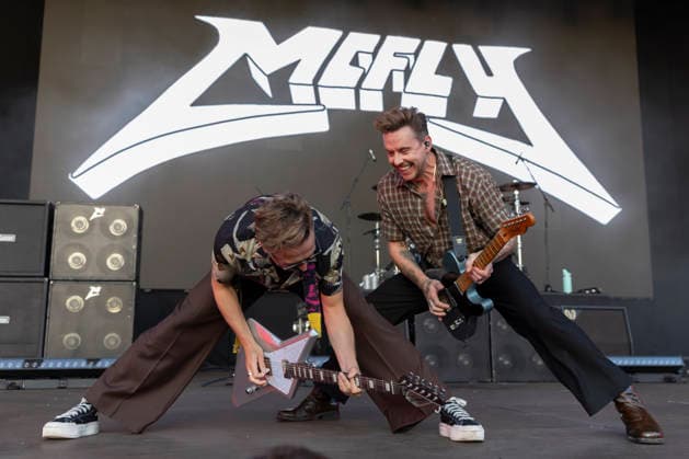 McFly perform at Halifax Piece Hall Tom Fletcher and Danny Jones of McFly performs at Piece Hall, Halifax, 24th June 2026, Credit:Mike Gray MIKE GRAY - B4227 Avalon  Copyright: xMikexGrayx xMIKExGRAYx-xB4227x xAvalonx 1112281105