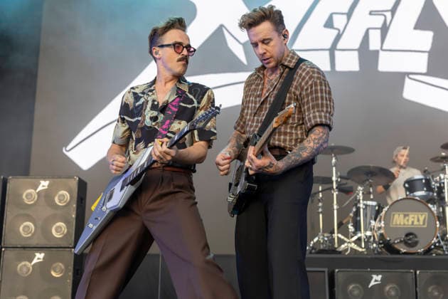 McFly perform at Halifax Piece Hall Tom Fletcher and Danny Jones of McFly performs at Piece Hall, Halifax, 24th June 2026, Credit:Mike Gray MIKE GRAY - B4227 Avalon  Copyright: xMikexGrayx xMIKExGRAYx-xB4227x xAvalonx 1112281170