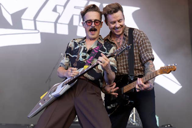 McFly perform at Halifax Piece Hall Tom Fletcher and Danny Jones of McFly performs at Piece Hall, Halifax, 24th June 2026, Credit:Mike Gray MIKE GRAY - B4227 Avalon  Copyright: xMikexGrayx xMIKExGRAYx-xB4227x xAvalonx 1112281173
