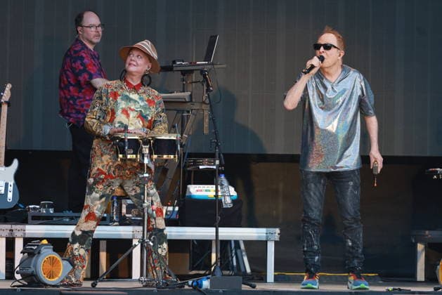 24.06.2026, THE B-52ÕS, im Konzert live in der Zitadelle Spandau, Berlin, Abschiedstour, Musik, Gesang Kate Pierson, Gesang Fred Schneider, Gesang Cindy Wilson, Berlin *** June 24, 2026, THE B-52 s, live concert at the Spandau Citadel, Berlin, farewell tour, music, vocals by Kate Pierson, vocals by Fred Schneider, vocals by Cindy Wilson, Berlin