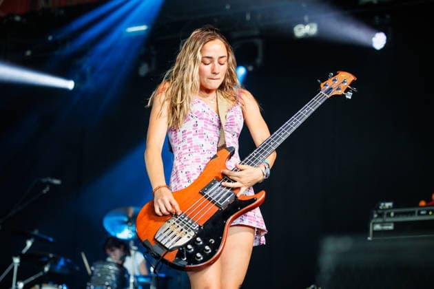 Die Spitz live at Tons of Rock 2026 Oslo, Norway. 24th, June 2026. The American rock metal band Die Spitz performs a live concert during the Norwegian music festival Tons of Rock 2026 in Oslo. Here bass player Kate Halter is seen live on stage. Norway, Oslo  Copyright: xGonzalesxPhoto KetilxMartinsenx