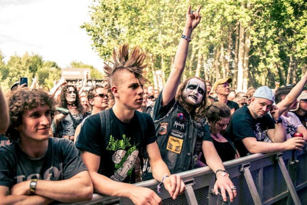 Faetooth live at Copenhell 2026 Copenhagen, Denmark. 24th, June 2026. Concert goers seen at a live concert with the American doom trio Faetooth during the Danish heavy metal festival Copenhell 2026 in Copenhagen. Denmark, Copenhagen  Copyright: xGonzalesxPhoto MathiasxBakxLarsenx