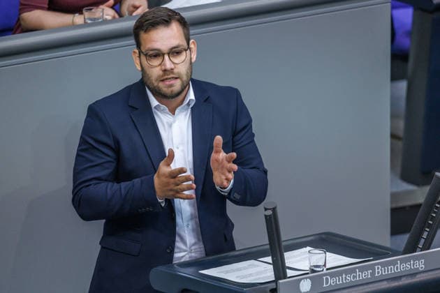 Bundestag Daniel Baldy (SPD) im Deutschen Bundestag am 25.06.26 in Berlin. Berlin Berlin Deutschland Bundestag *** Bundestag: Daniel Baldy (SPD) at the German Bundestag on June 25, 2026, in Berlin, Berlin, Berlin, Germany, Bundestag