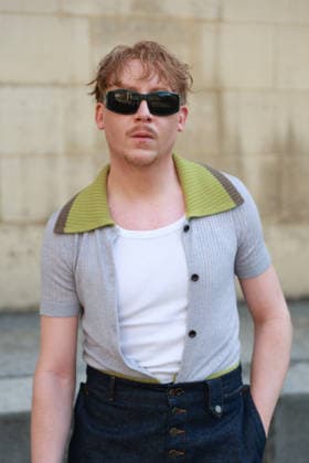 Eddy de Pretto at the EgonLab Men s Ready-to-Wear Spring Summer 2027 Collection fashion show during Paris Fashion Week, June 24, 2026 Florian Lavielle Bestimage Celebrities at the EgonLab Men s Ready-to-Wear Spring Summer 2027 Collection fashion show during Paris Fashion Week on June 24, 2026, Paris, France  Copyright: xFlorianxLaviellex xBestimagexFlorianxLaviellex xBestimagex