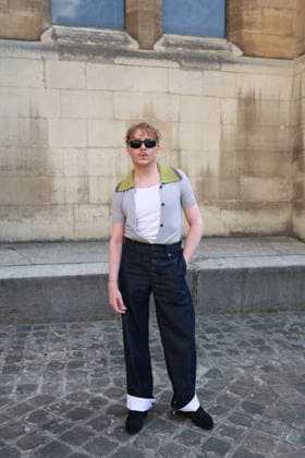 Eddy de Pretto at the EgonLab Men s Ready-to-Wear Spring Summer 2027 fashion show during Paris Fashion Week, June 24, 2026 Florian Lavielle Bestimage Celebrities at the EgonLab Men s Ready-to-Wear Spring Summer 2027 Collection fashion show during Paris Fashion Week on June 24, 2026, Paris, France  Copyright: xFlorianxLaviellex xBestimagexFlorianxLaviellex xBestimagex