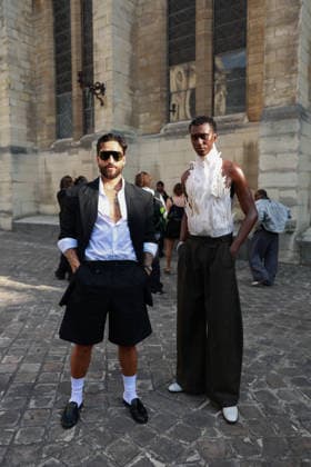 Maluma and Alioune Fall at the EgonLab Men s Ready-to-Wear Spring Summer 2027 Collection fashion show during Paris Fashion Week, June 24, 2026 Florian Lavielle Bestimage Celebrities at the EgonLab Men’s Ready-to-Wear Spring Summer 2027 Collection fashion show during Paris Fashion Week on June 24, 2026, Paris, France  Copyright: xFlorianxLaviellex xBestimagexFlorianxLaviellex xBestimagex