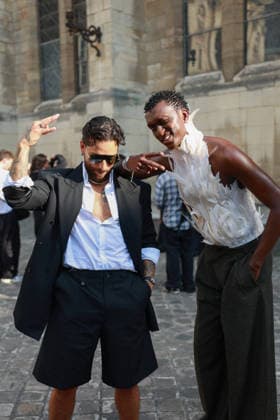Maluma and Alioune Fall at the EgonLab Men s Ready-to-Wear Spring Summer 2027 Collection fashion show during Paris Fashion Week, June 24, 2026 Florian Lavielle Bestimage Celebrities at the EgonLab Men’s Ready-to-Wear Spring Summer 2027 Collection fashion show during Paris Fashion Week on June 24, 2026, Paris, France  Copyright: xFlorianxLaviellex xBestimagexFlorianxLaviellex xBestimagex